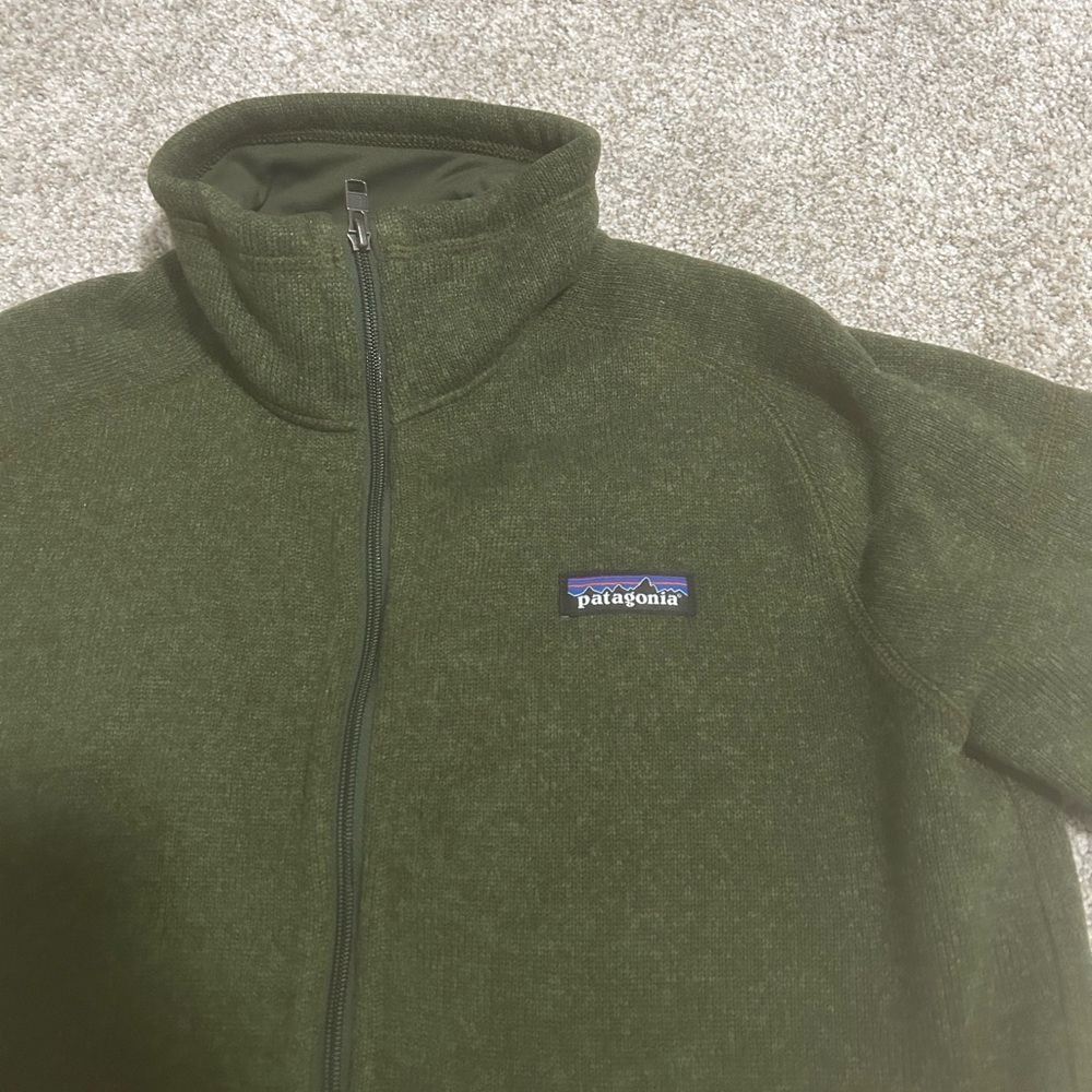 Patagonia Olive Fleece Jacket